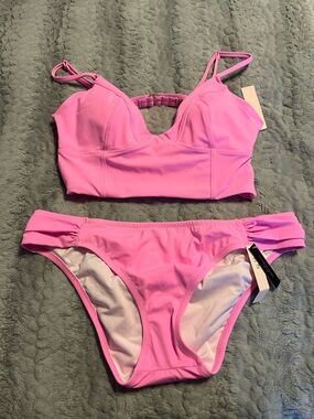 Pink Victoria’s Secret Two-Piece Bikini Set